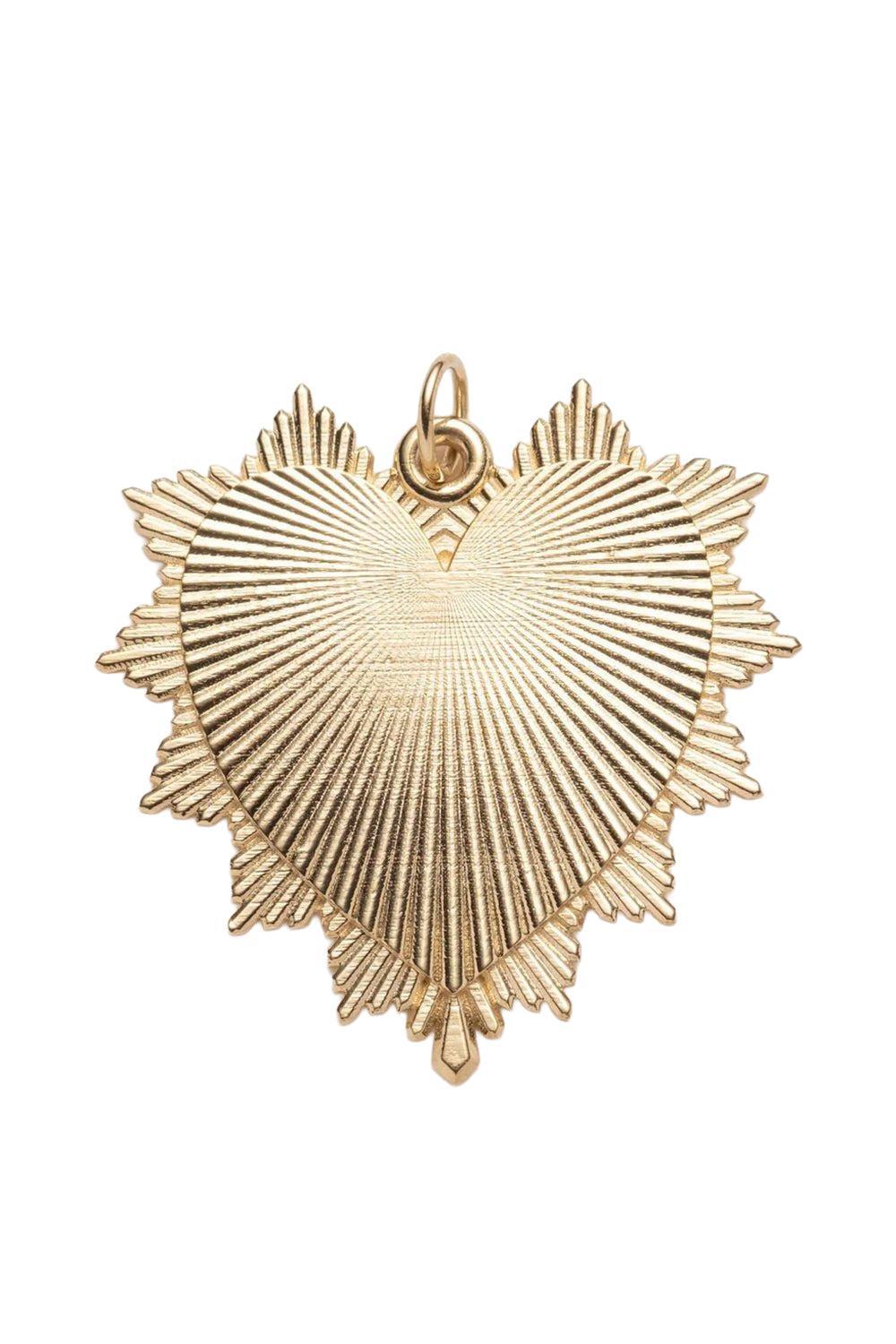 Oversized Love Token-YELLOW GOLD-JEWELRYFINE JEWELPENDANT-FOUNDRAE