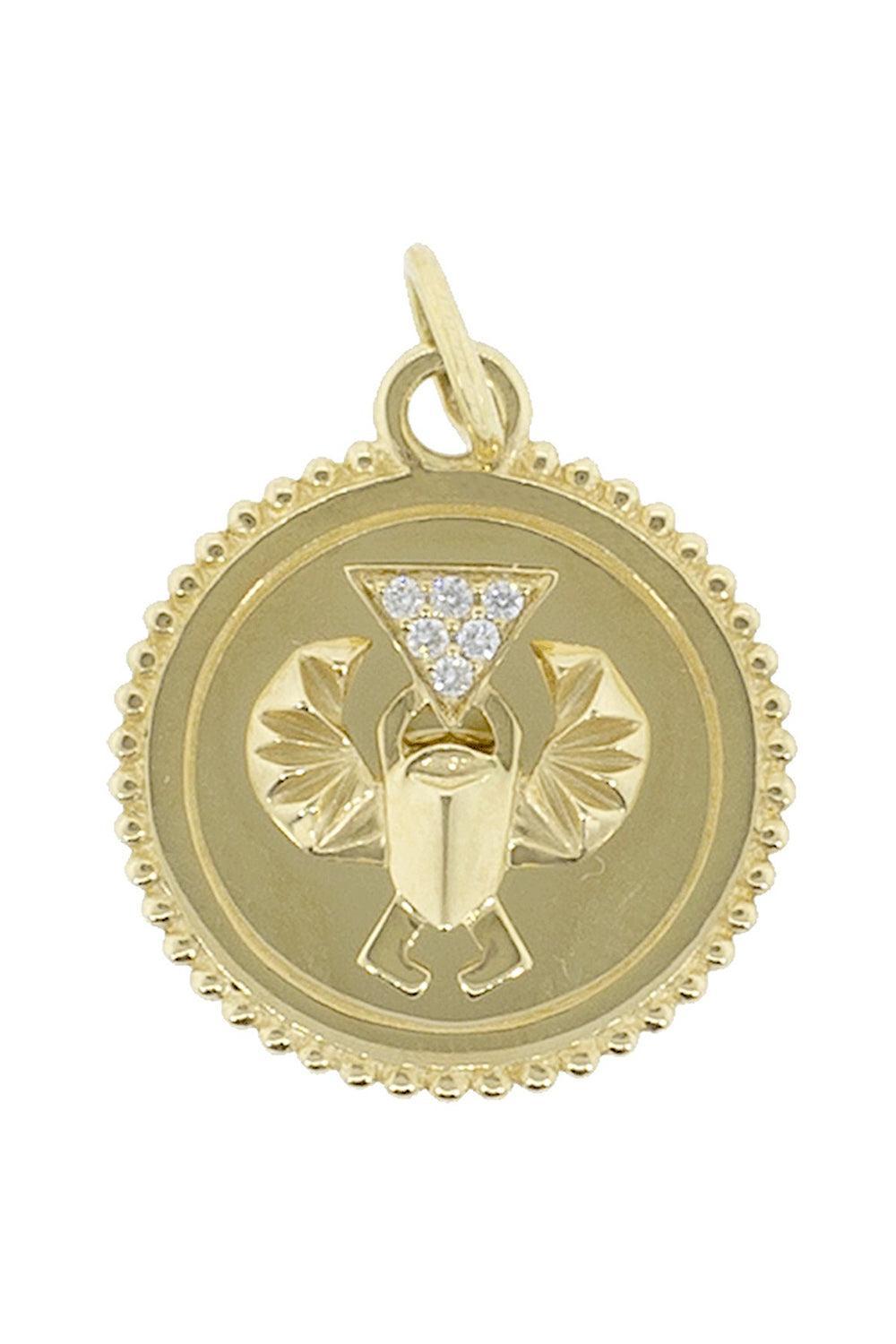 Medium Protection Medallion-YELLOW GOLD-JEWELRYFINE JEWELPENDANT-FOUNDRAE