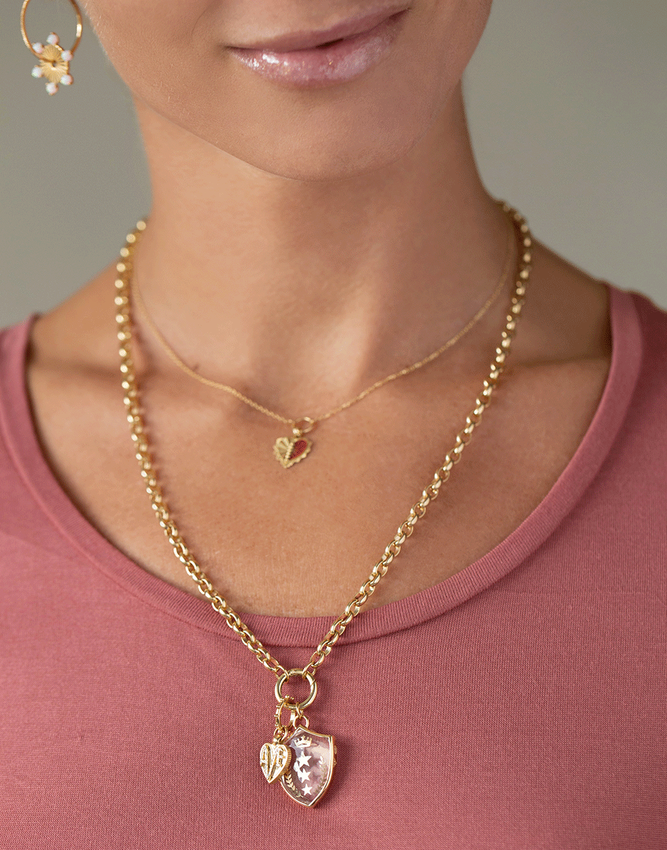 FOUNDRAE-AMATE Miniature Crest-YELLOW GOLD
