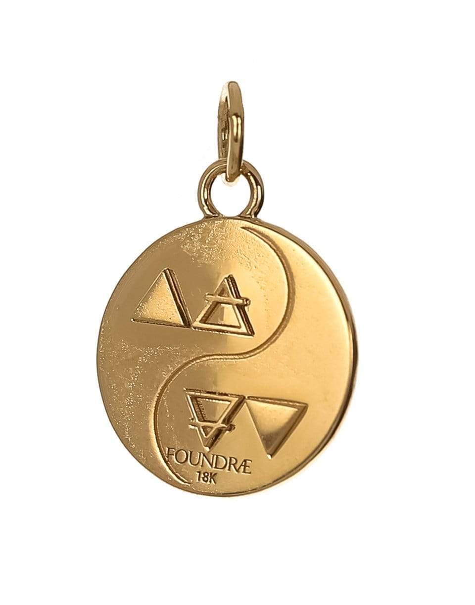 FOUNDRAE-Baby Balance Medallion-YELLOW GOLD