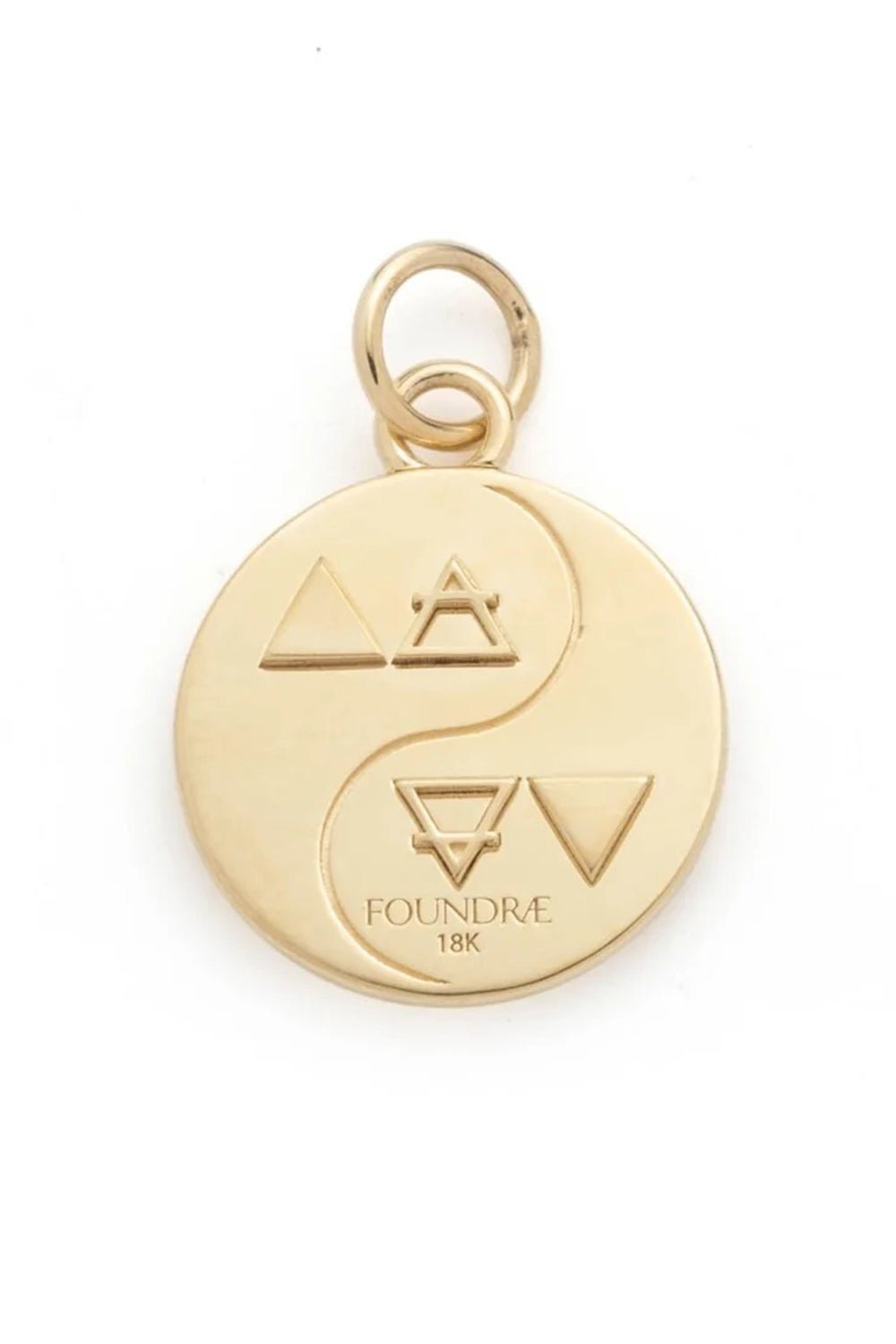 FOUNDRAE-Baby Balance Medallion-YELLOW GOLD