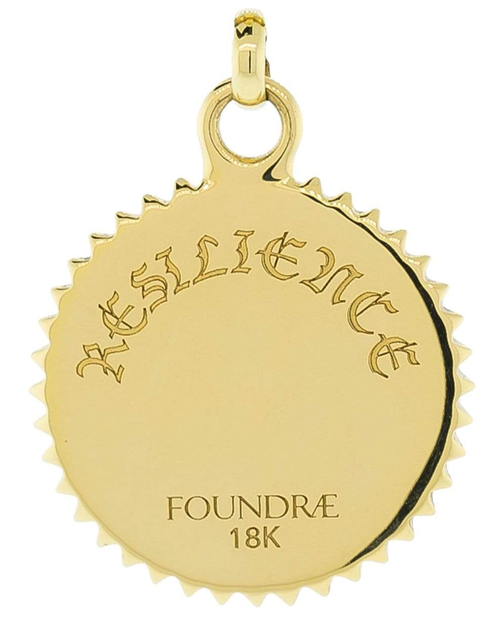 FOUNDRAE-Baby Resilence Medallion-YELLOW GOLD