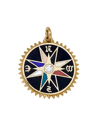 FOUNDRAE-Course Correction Pendant-YELLOW GOLD