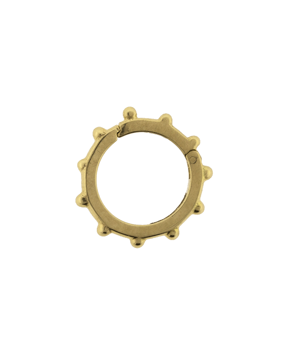 FOUNDRAE-Dotted Annex Link Clasp-YELLOW GOLD