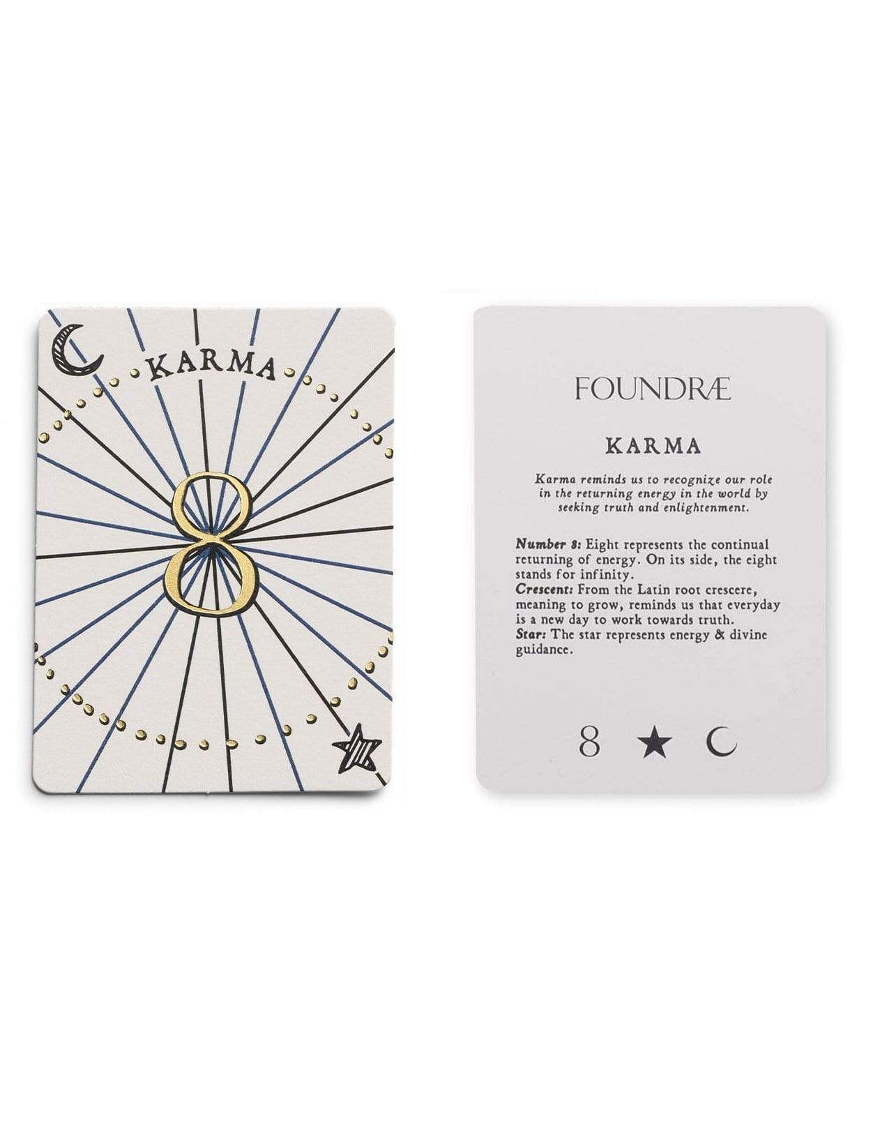 FOUNDRAE-Karma Baby Medallion-YELLOW GOLD