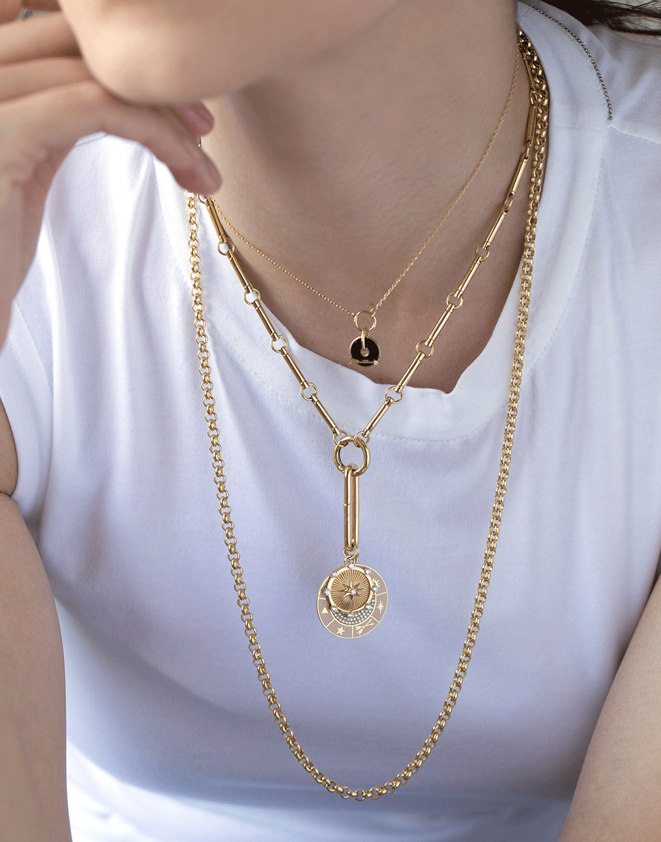 FOUNDRAE-Medium Extended Clip Annex-YELLOW GOLD