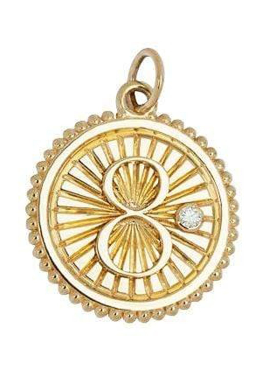 FOUNDRAE-Medium Karma Medallion-YELLOW GOLD