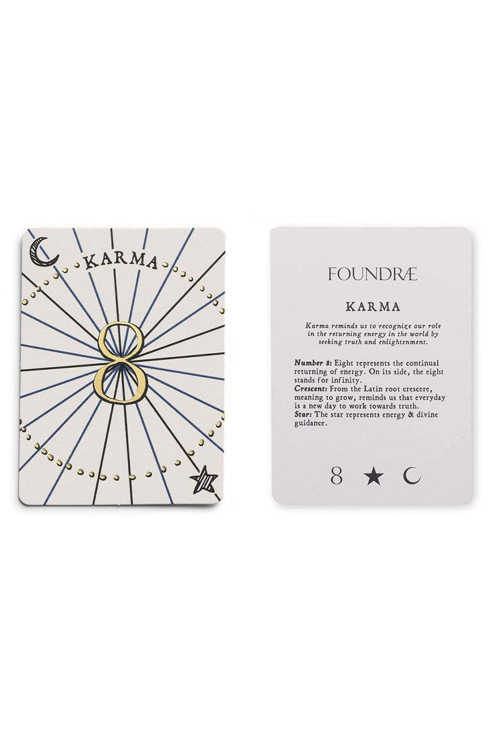FOUNDRAE-Medium Karma Medallion-YELLOW GOLD