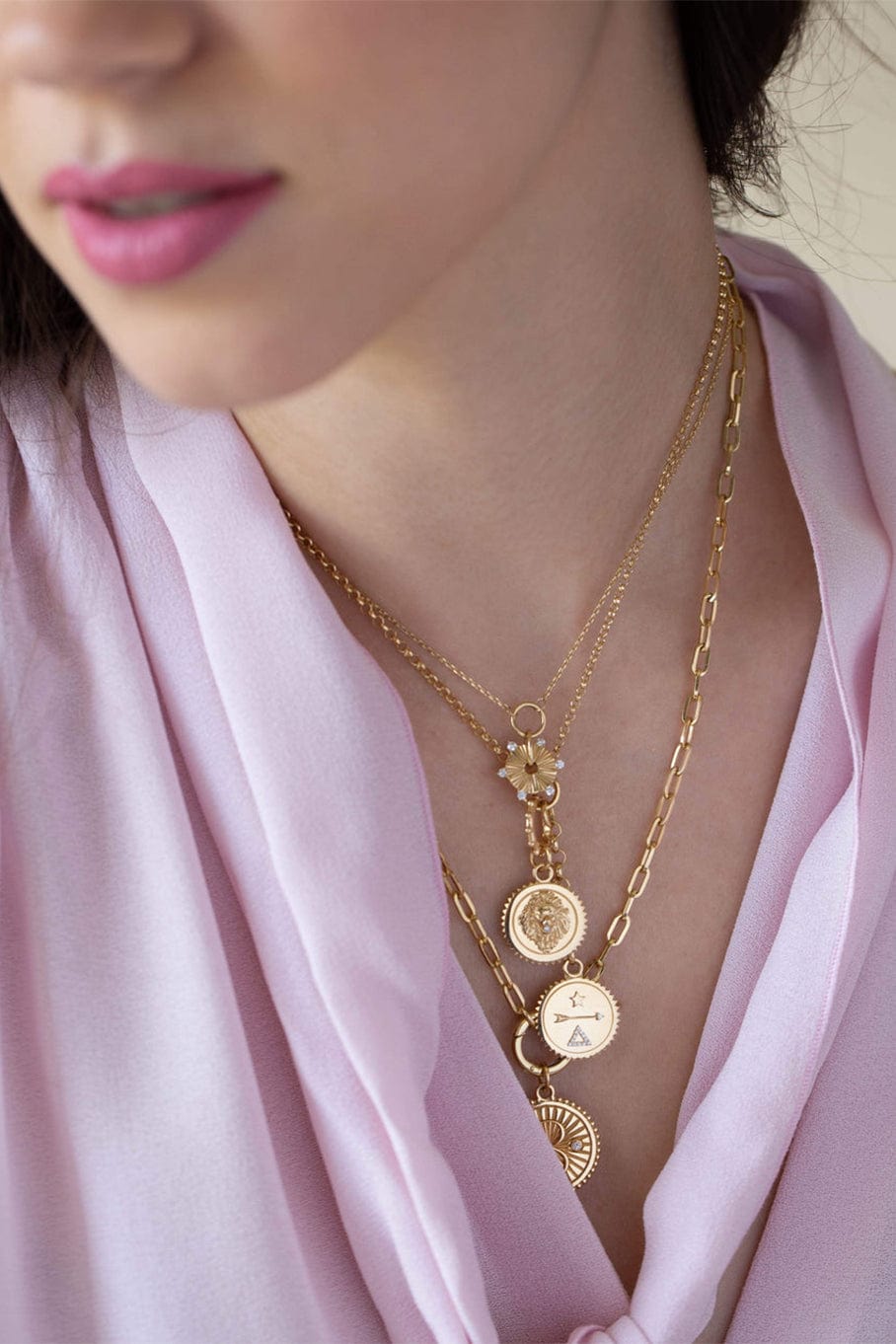 FOUNDRAE-Medium Strength Medallion-YELLOW GOLD