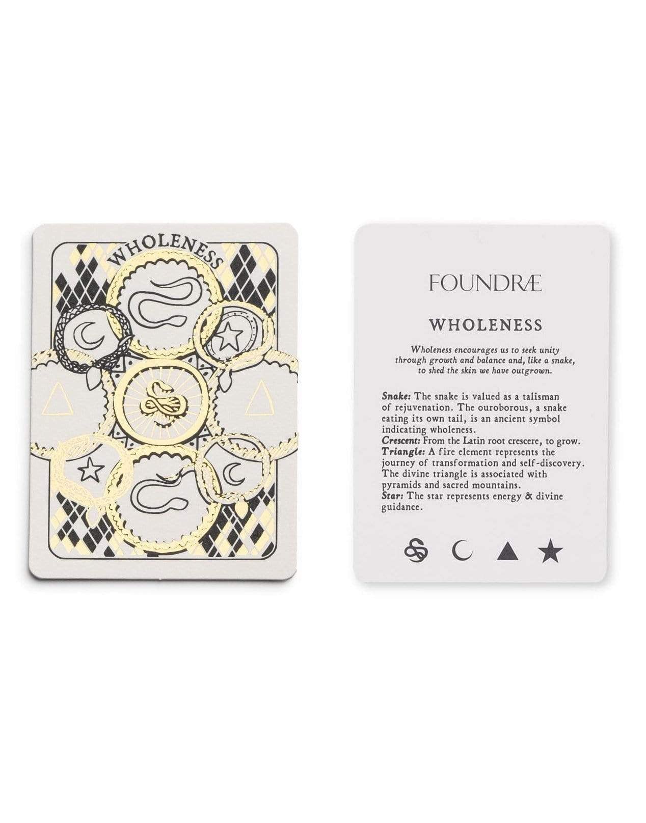 FOUNDRAE-Medium Wholeness Enamel Medallion-YELLOW GOLD