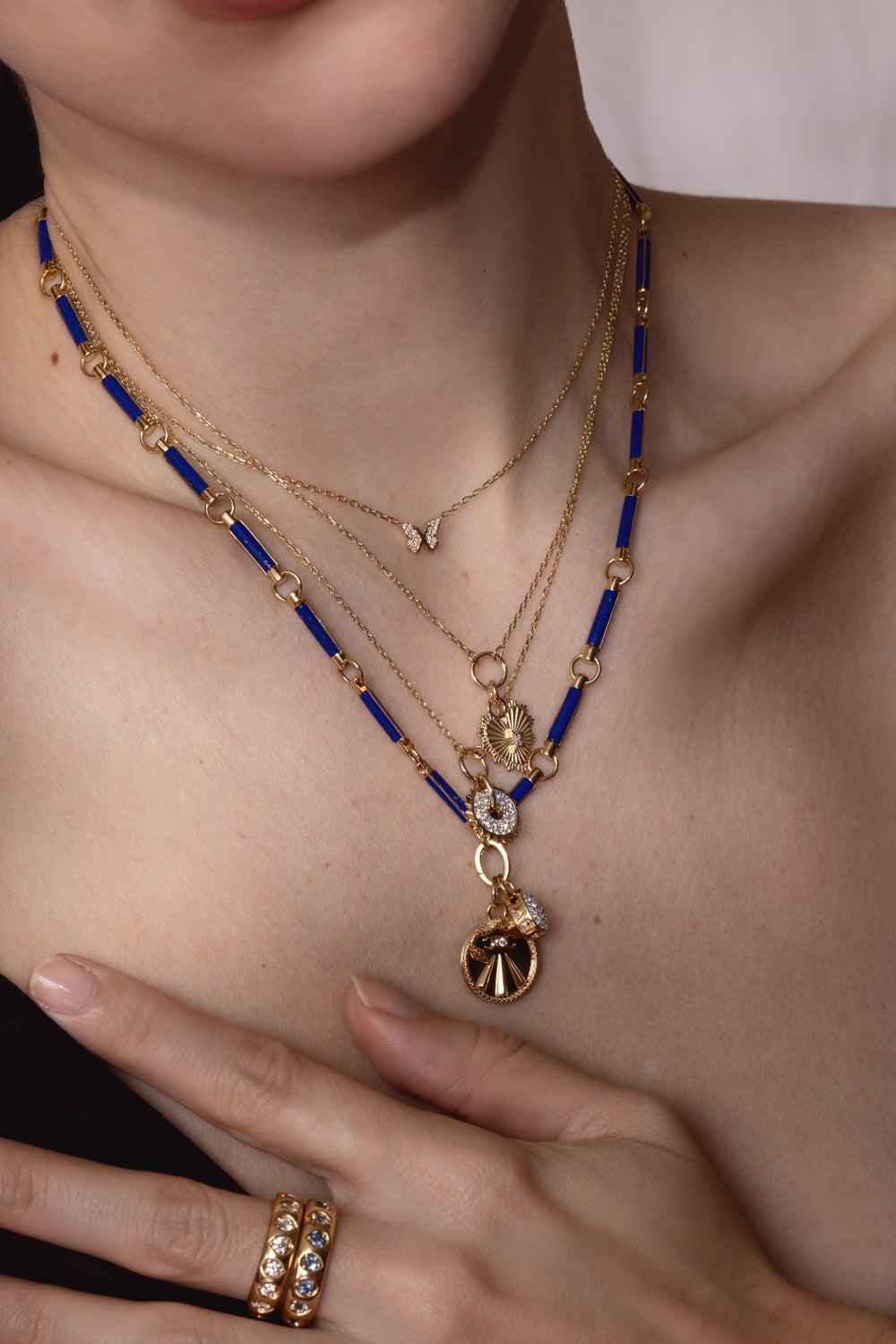 FOUNDRAE-Mind Body Soul - Wholeness Large Specialty Medallion-YELLOW GOLD