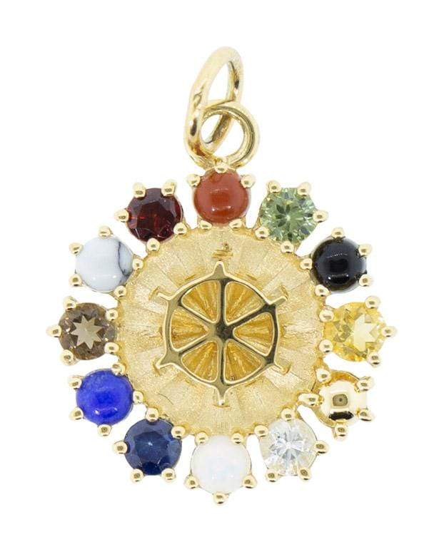 FOUNDRAE-Miniature Aether Medallion-YELLOW GOLD