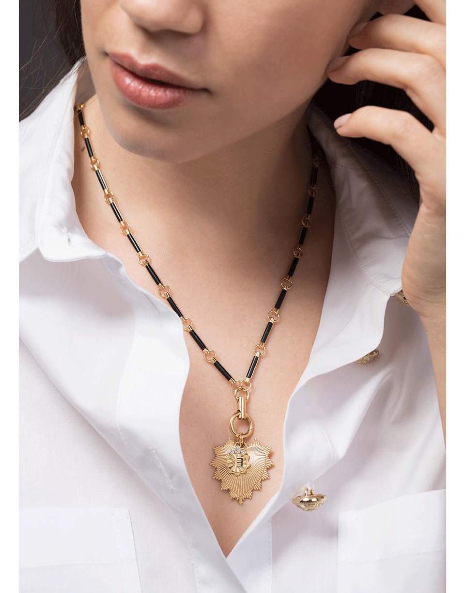 FOUNDRAE-New Beginnings Mini Pendant-YELLOW GOLD