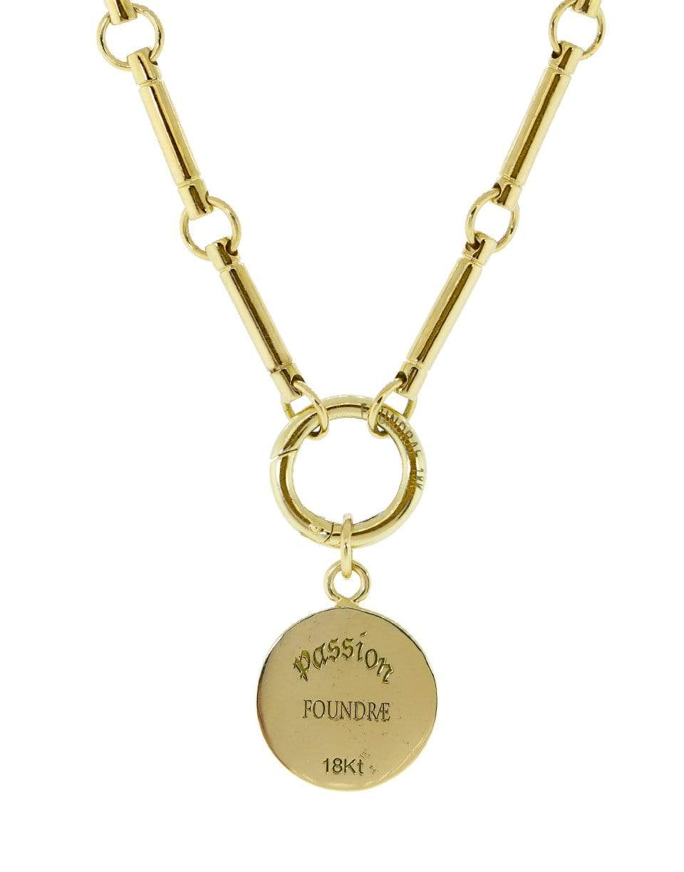 FOUNDRAE-Petite Passion Medallion-YELLOW GOLD