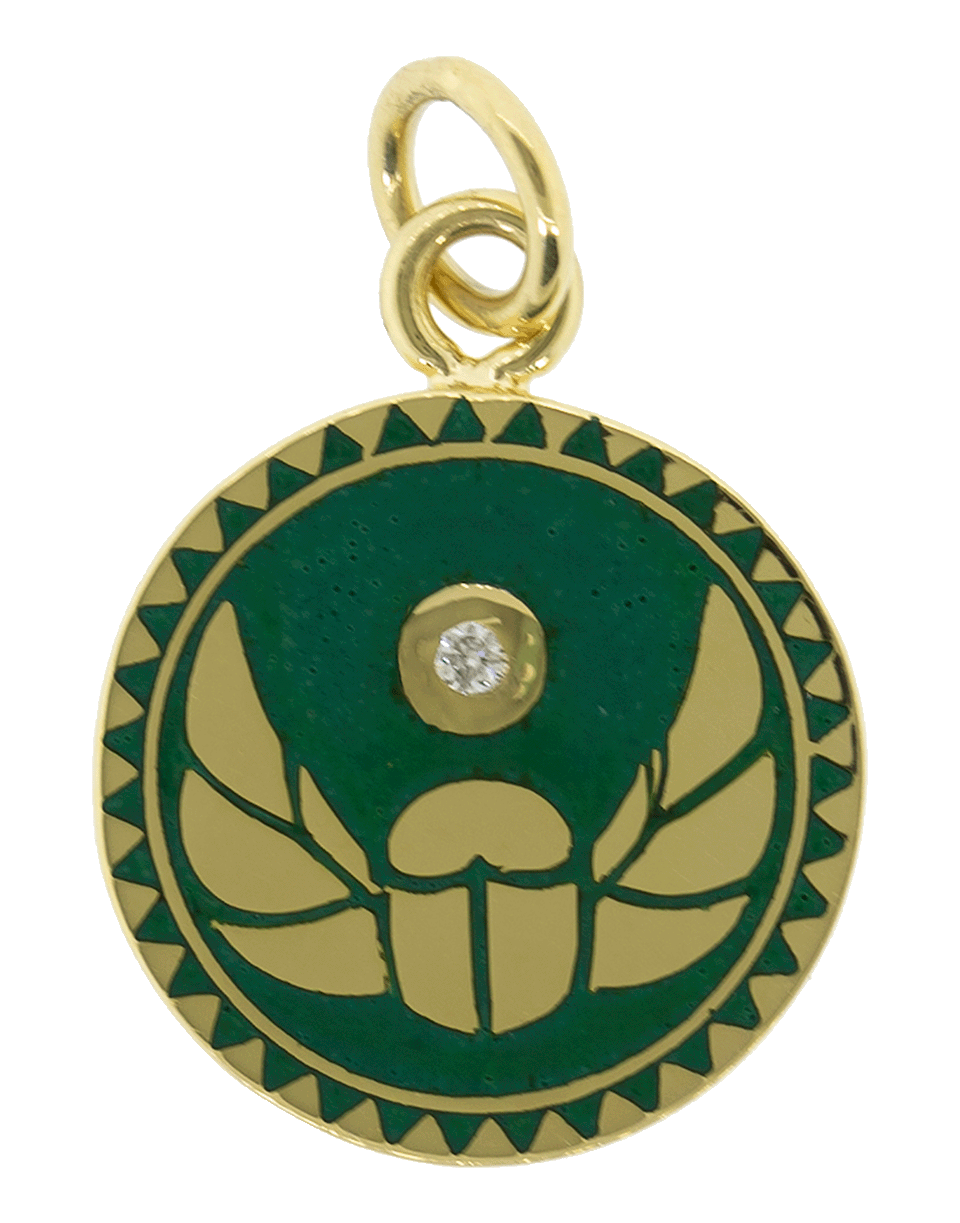 FOUNDRAE-Petite Protection Medallion-YELLOW GOLD
