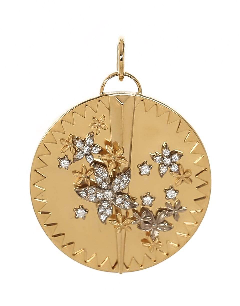 FOUNDRAE-Resilience Blossom Medallion-YELLOW GOLD