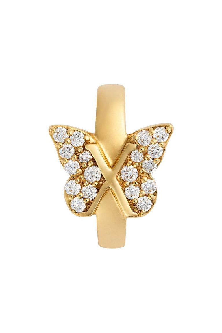 Reverie - Diamond Pavé Medium Butterfly Decorative Annex Link