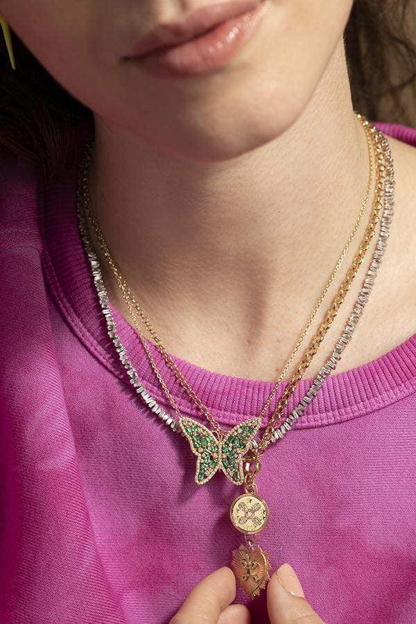 FOUNDRAE-True Love Baby Medallion-YELLOW GOLD