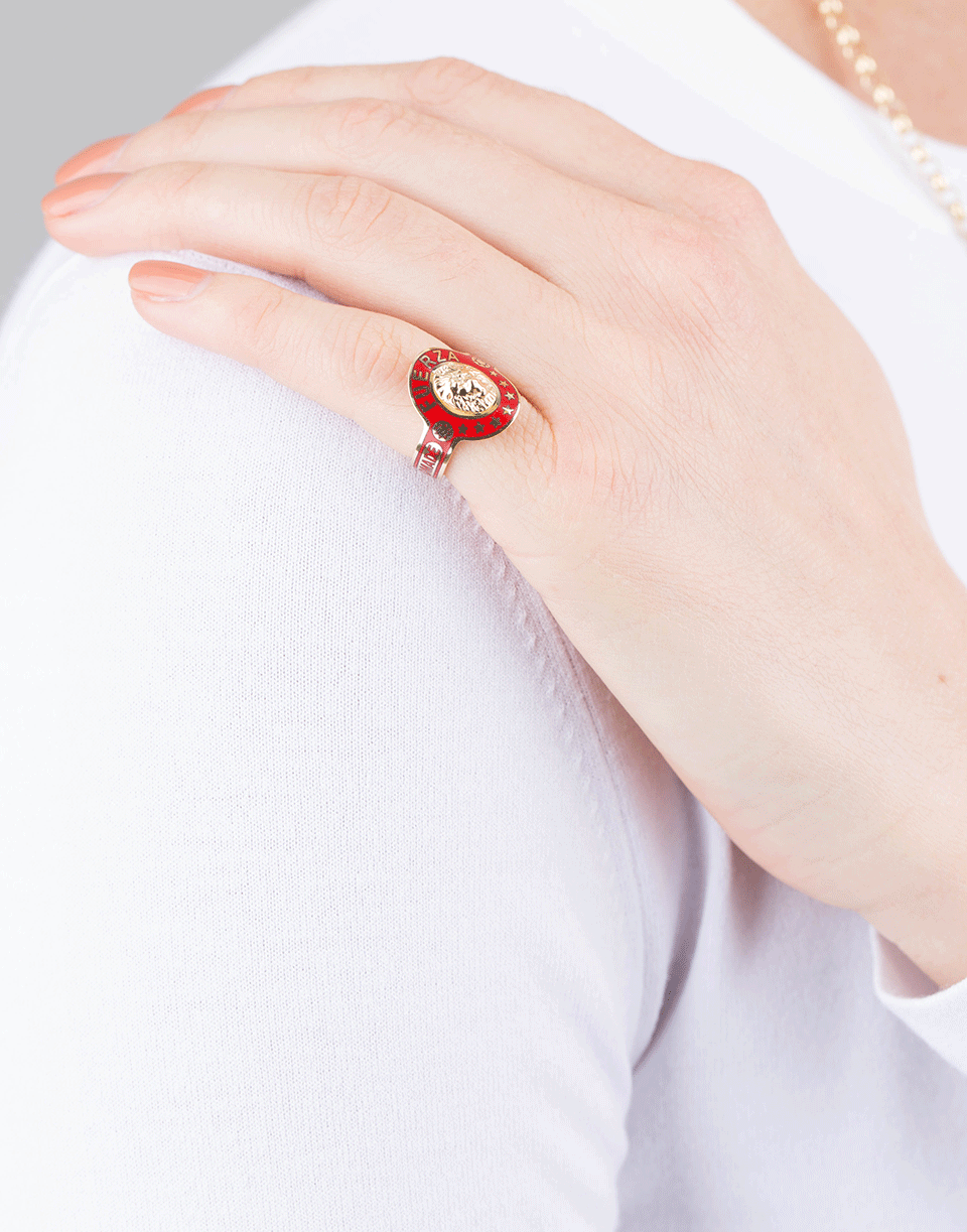 FOUNDRAE-Strength Red Cigar Band Ring-