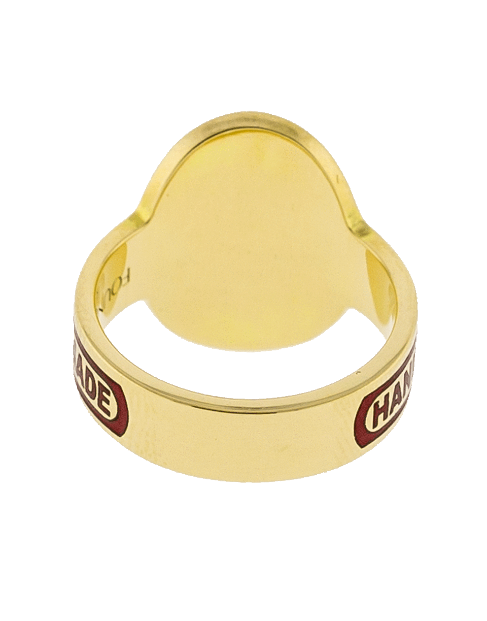 FOUNDRAE-Strength Cigar Band Ring-YELLOW GOLD