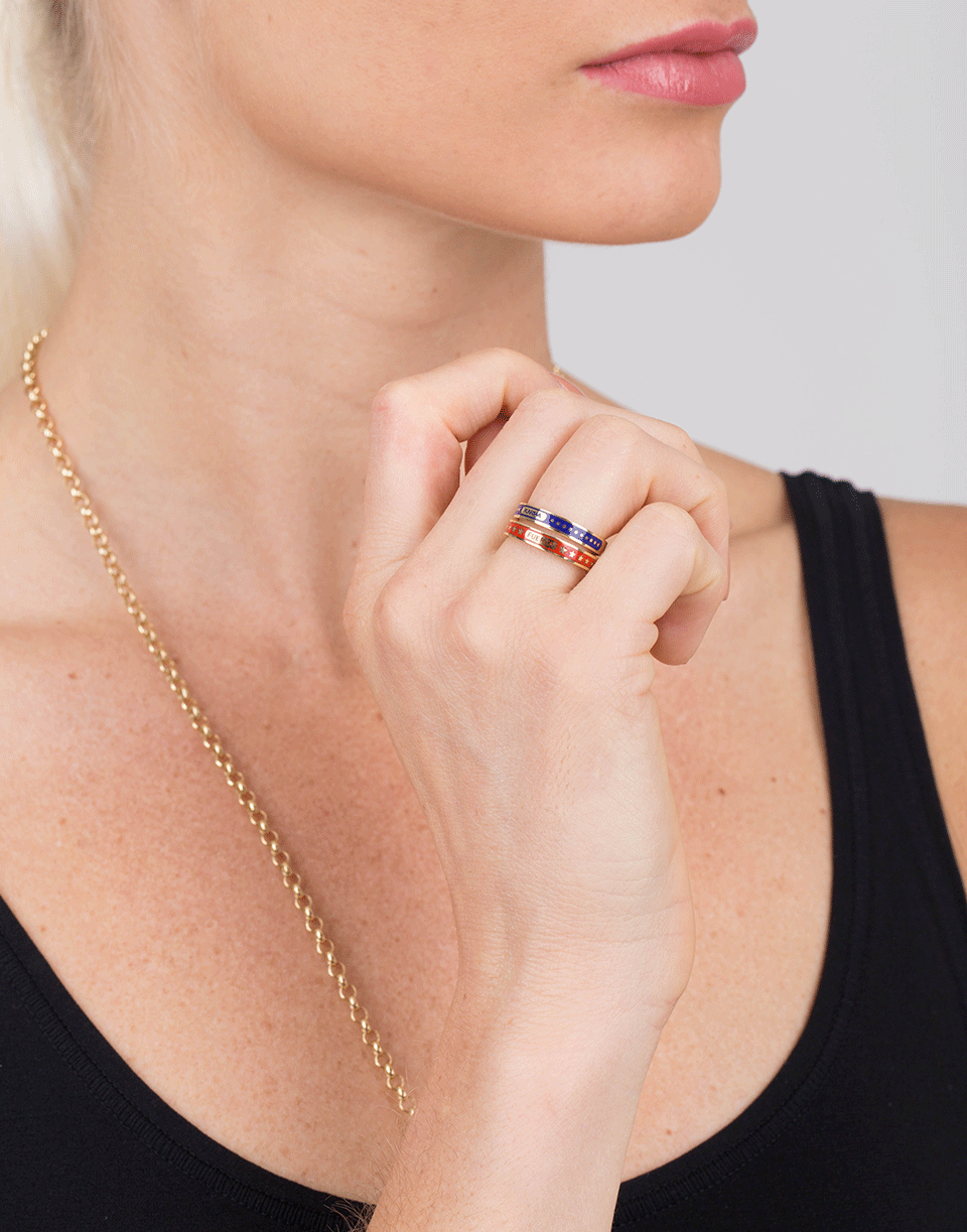 FOUNDRAE-Strength Thin Band Ring-YELLOW GOLD