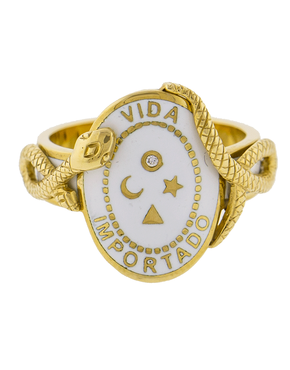 FOUNDRAE-Wholeness Cigar Band Ring-YELLOW GOLD