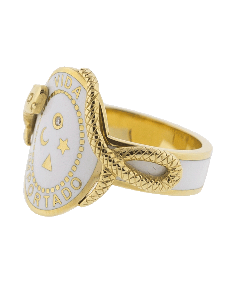 FOUNDRAE-Wholeness Cigar Band Ring-YELLOW GOLD
