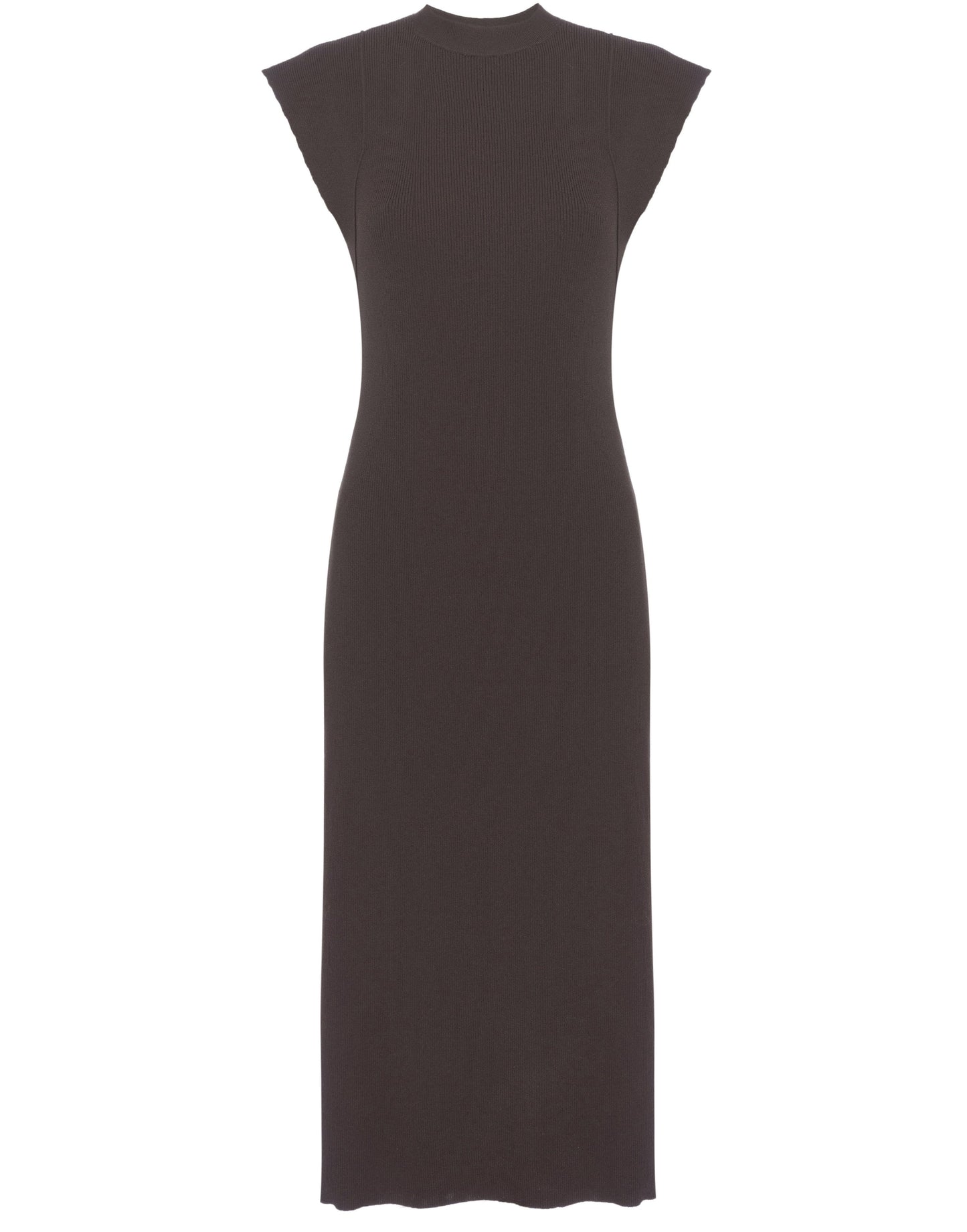 FRAME DENIM-Cap Sleeve Ribbed Dress-