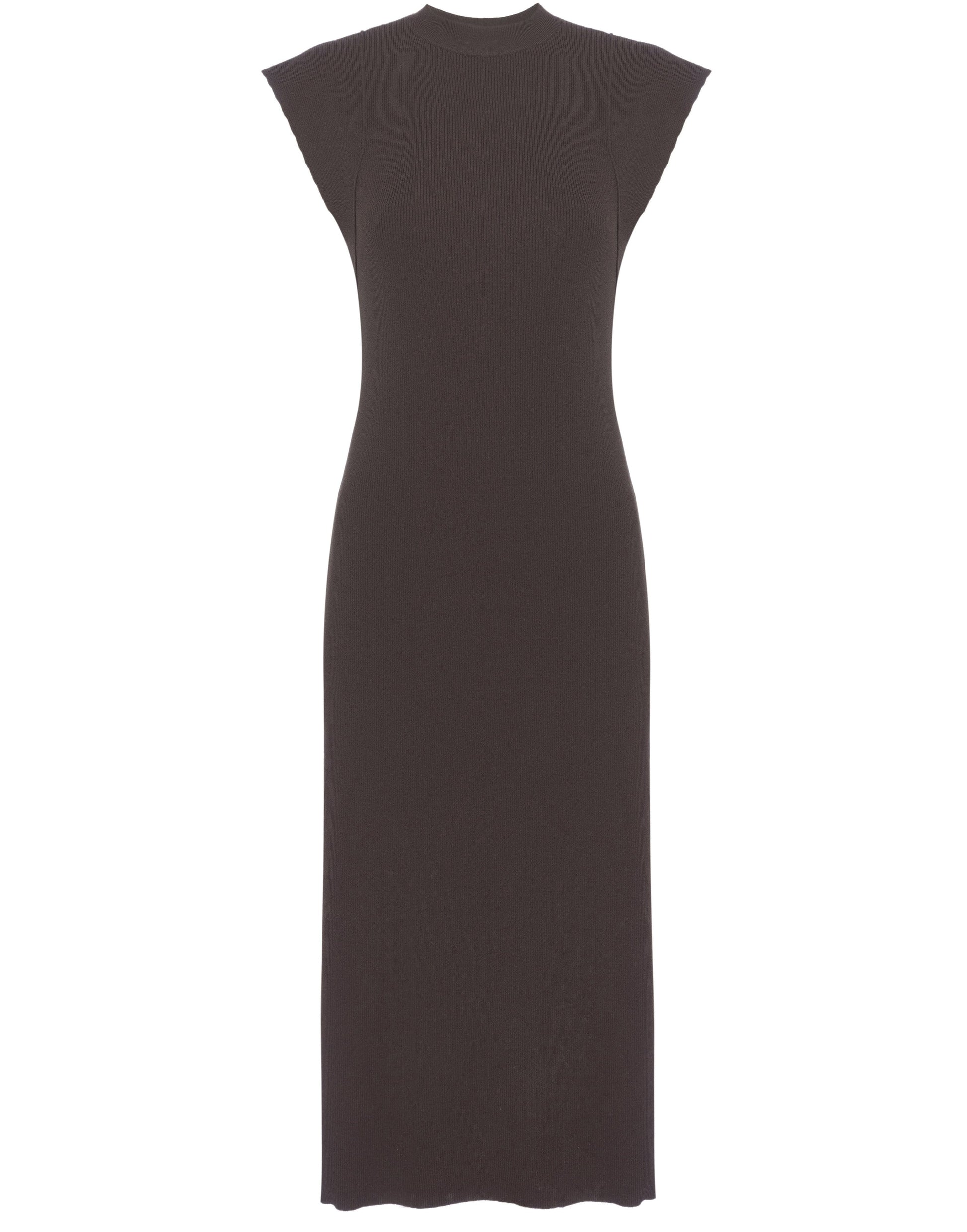 FRAME DENIM-Cap Sleeve Ribbed Dress-