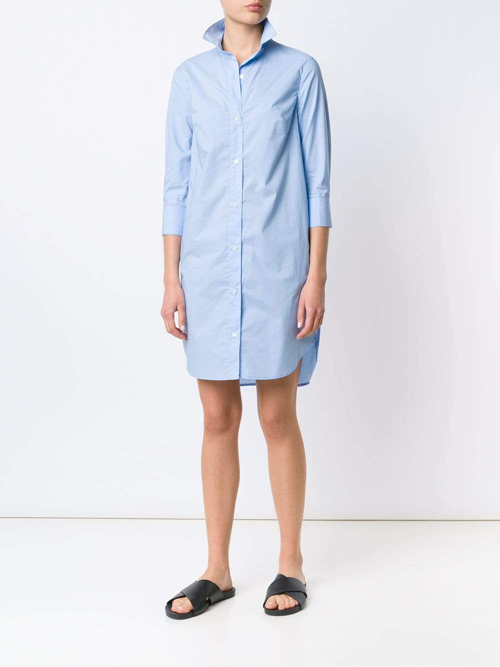 FRAME DENIM-Le Poplin Shirt Dress-