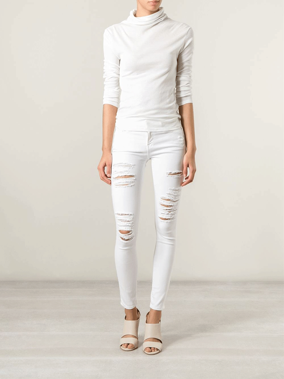 FRAME DENIM-Le Color Ripped Pant-