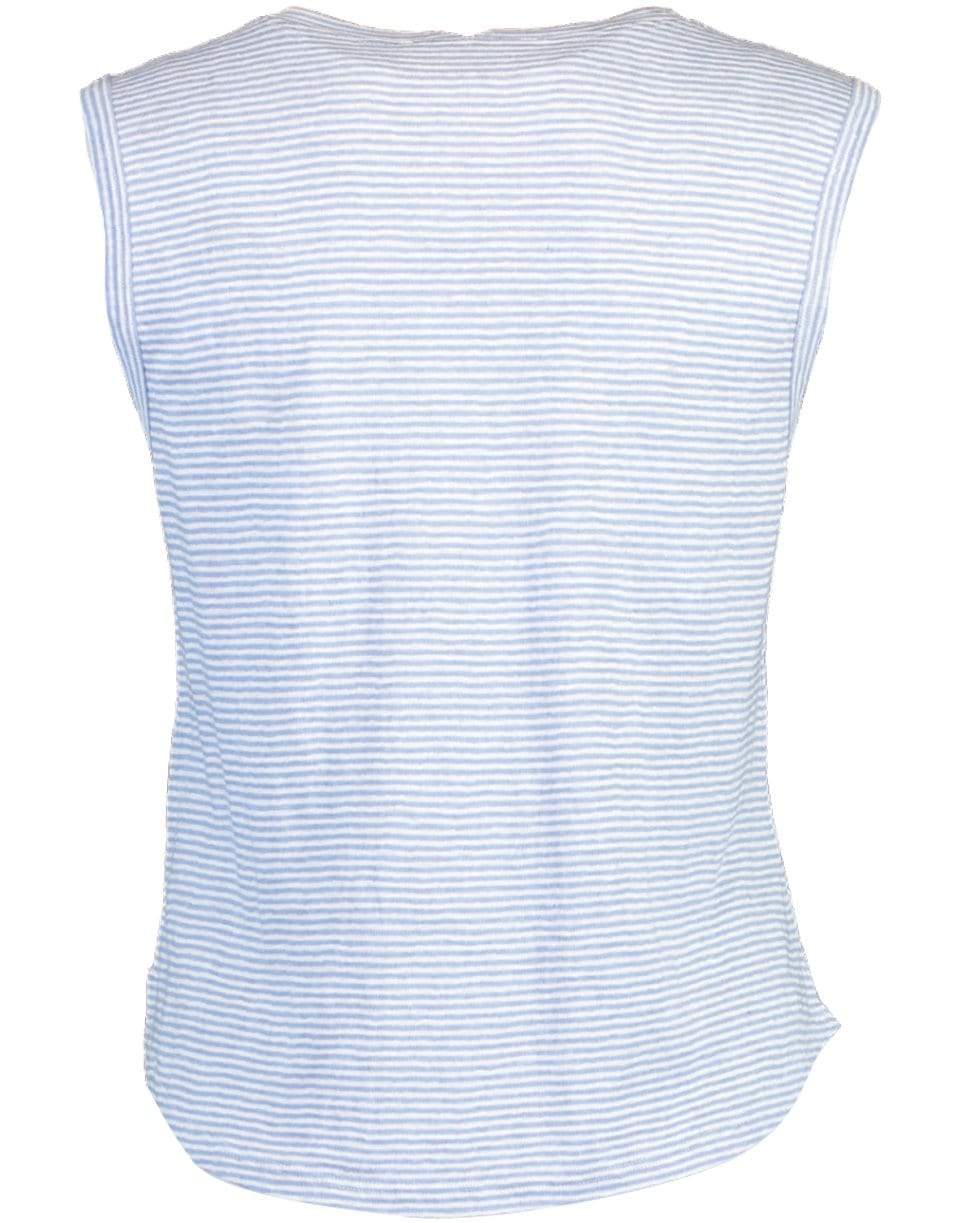 FRAME DENIM-Chambray Multi Swingy Muscle Tank-