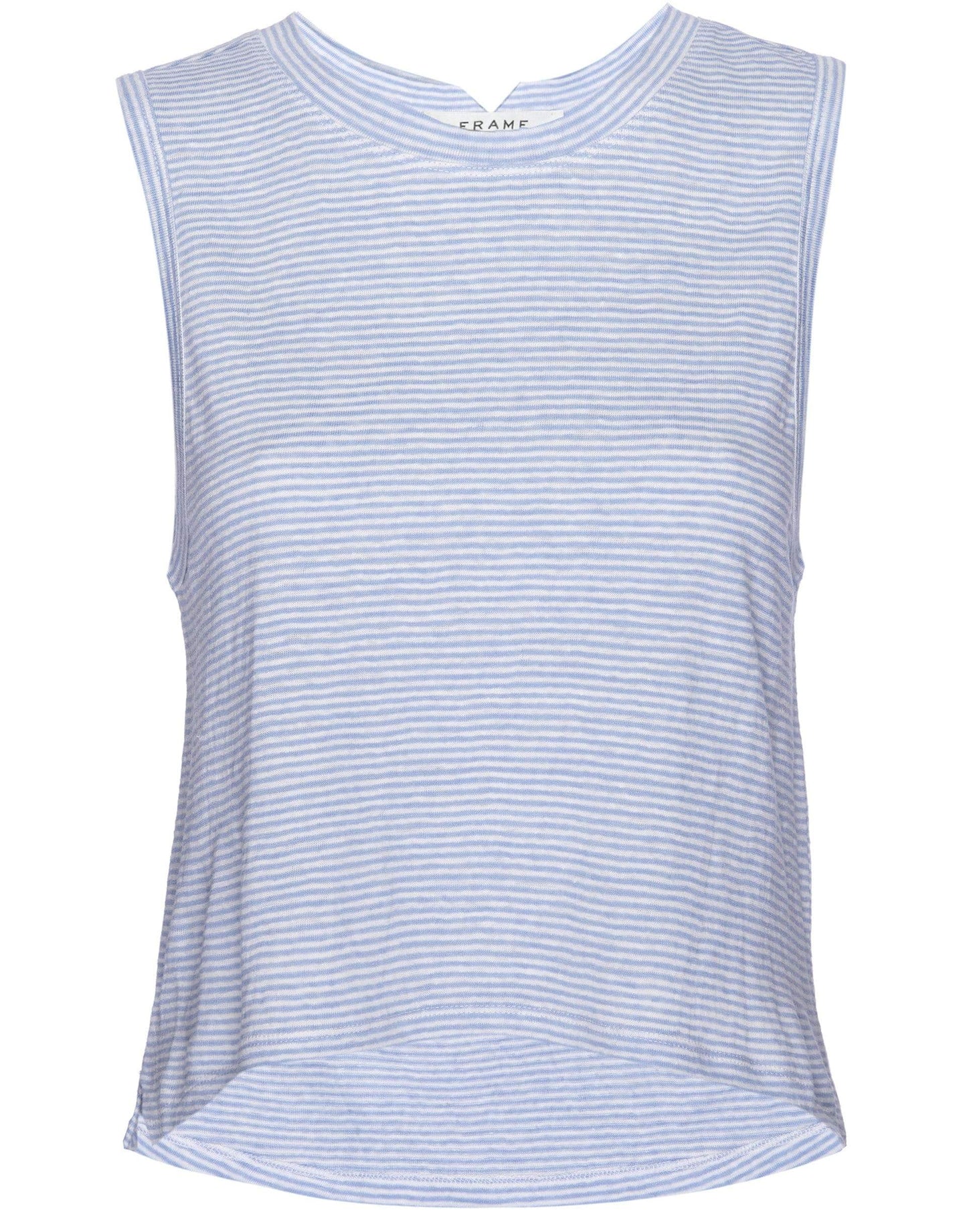 FRAME DENIM-Chambray Multi Swingy Muscle Tank-