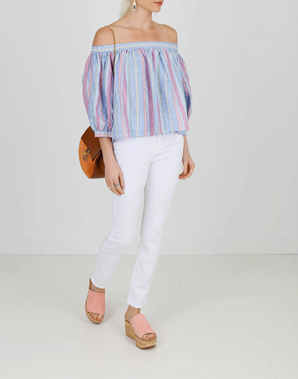 FRAME DENIM-Off Shoulder Top-
