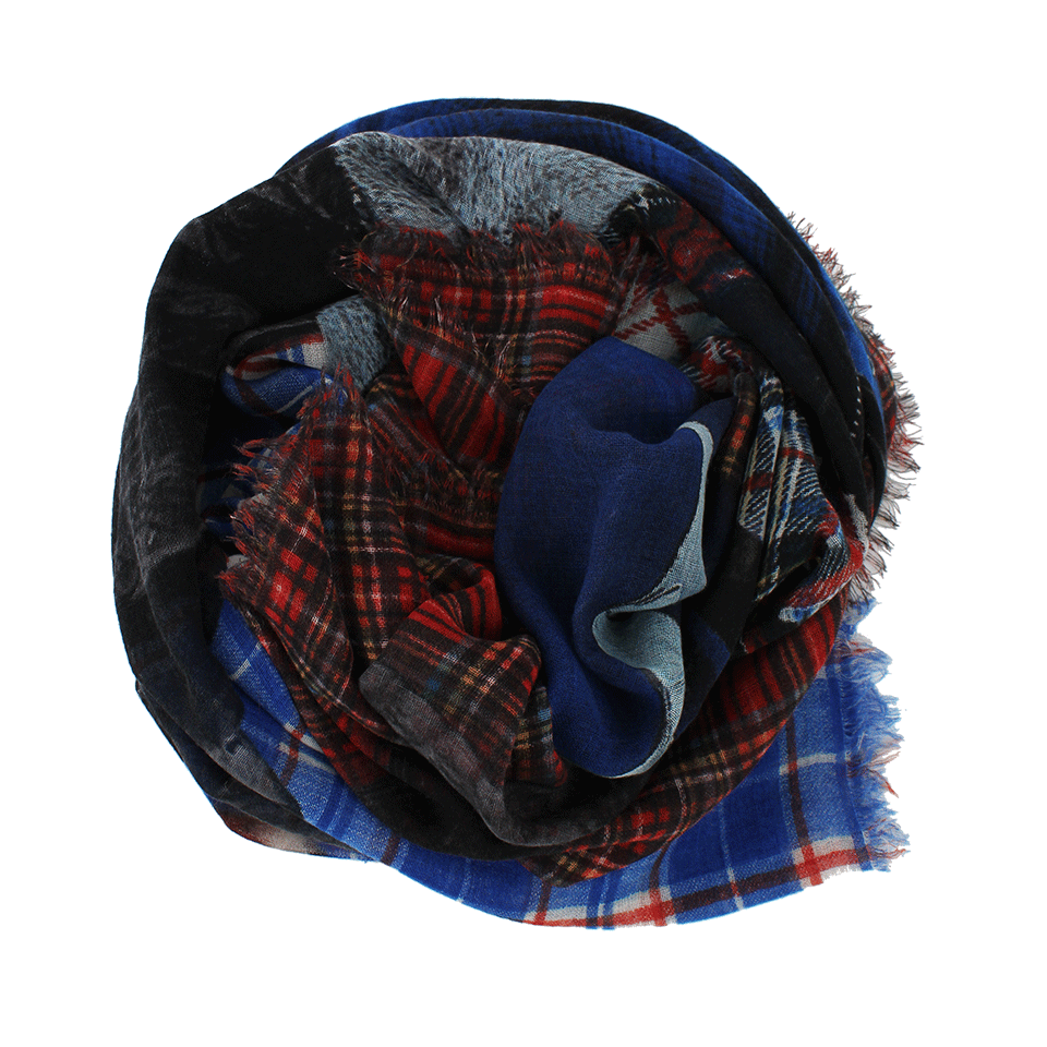 FRANCO FERRARI-St. Laurent Outfit Scarf-BLUE
