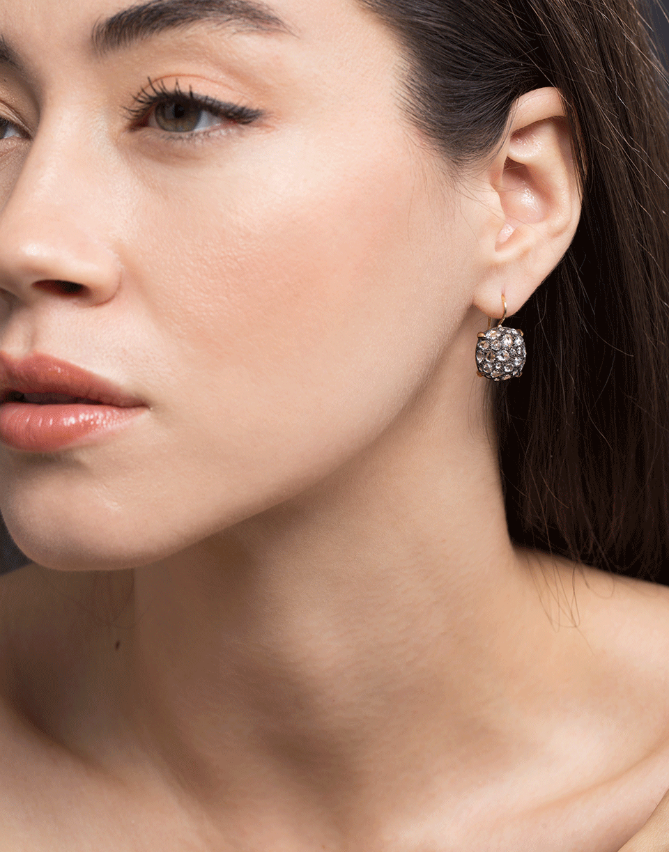 FRED LEIGHTON-Diamond Pave Drop Earrings-YELLOW GOLD