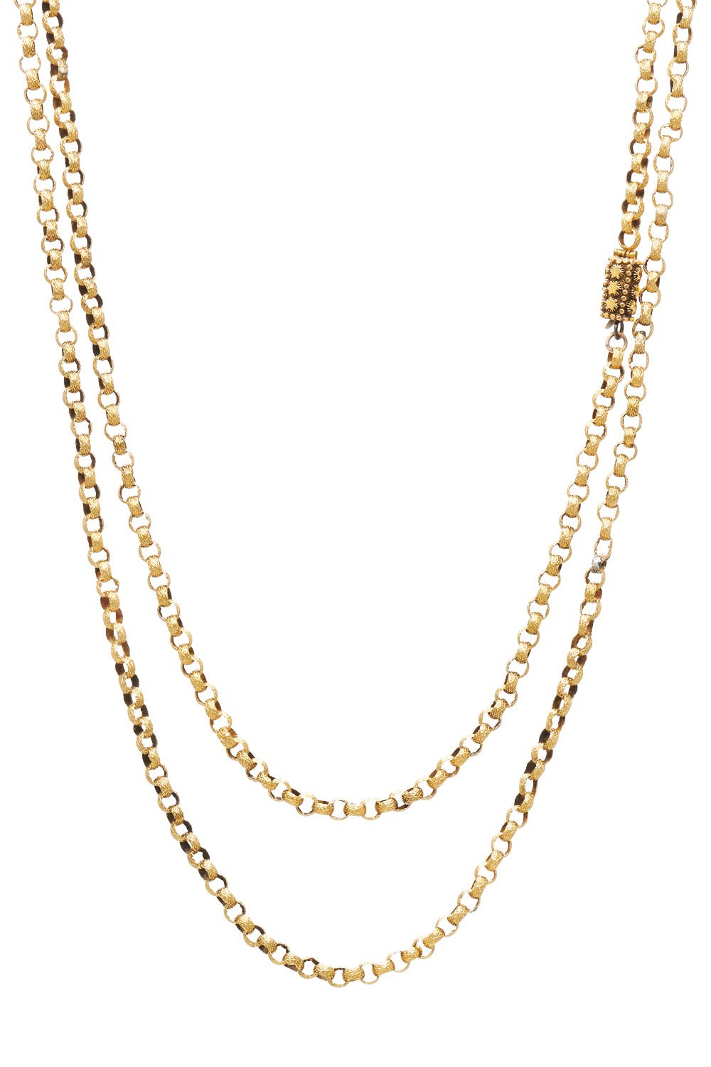 FRED LEIGHTON-Georgian Belcher Chain-YELLOW GOLD