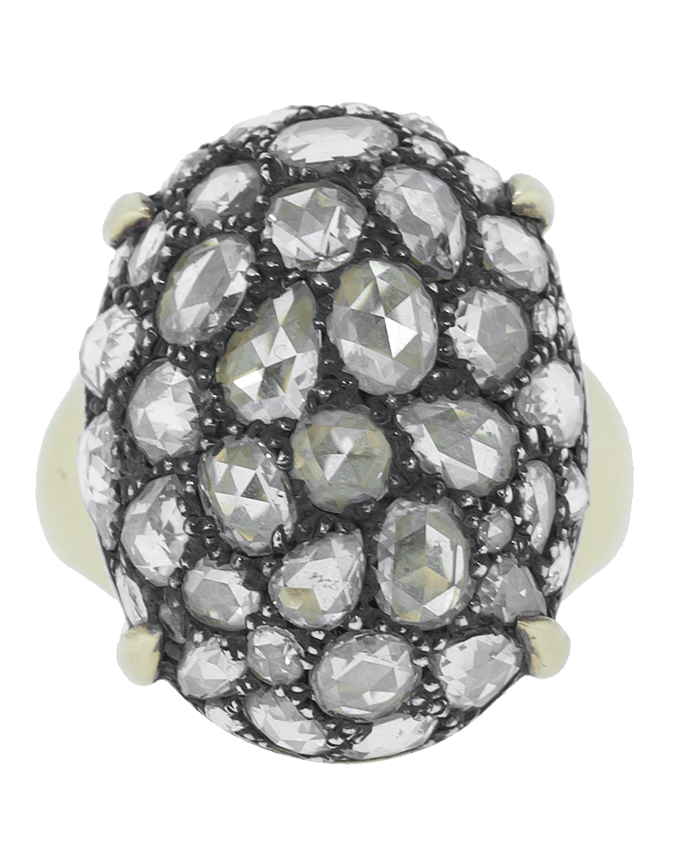 FRED LEIGHTON-Cocktail Diamond Ring-YELLOW GOLD