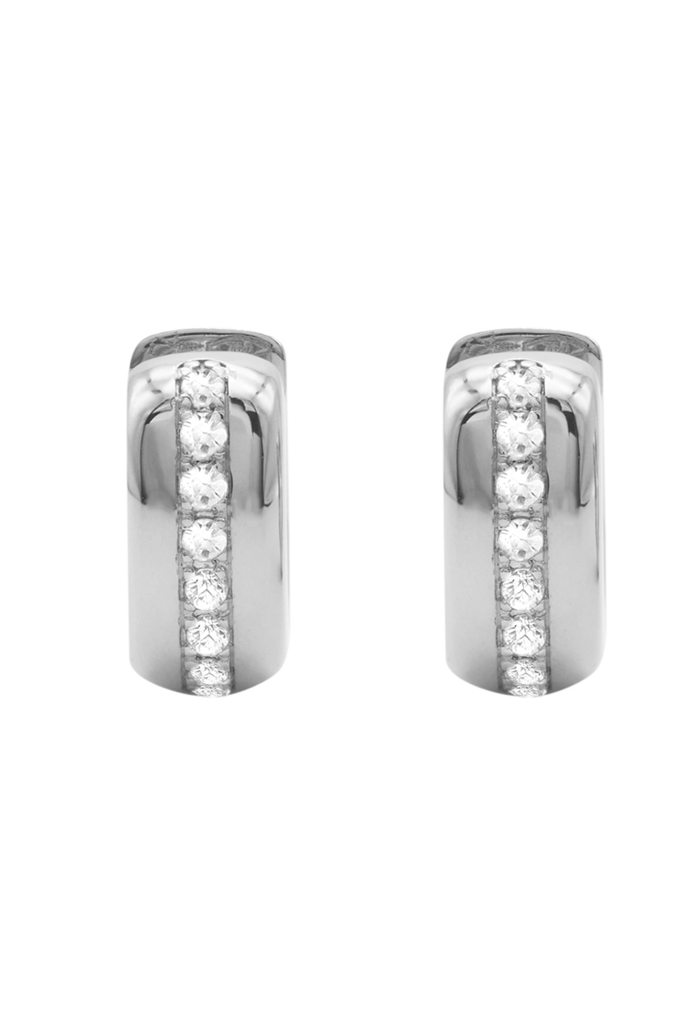 FULLORD-Belt Ghost Earrings-WHITE GOLD