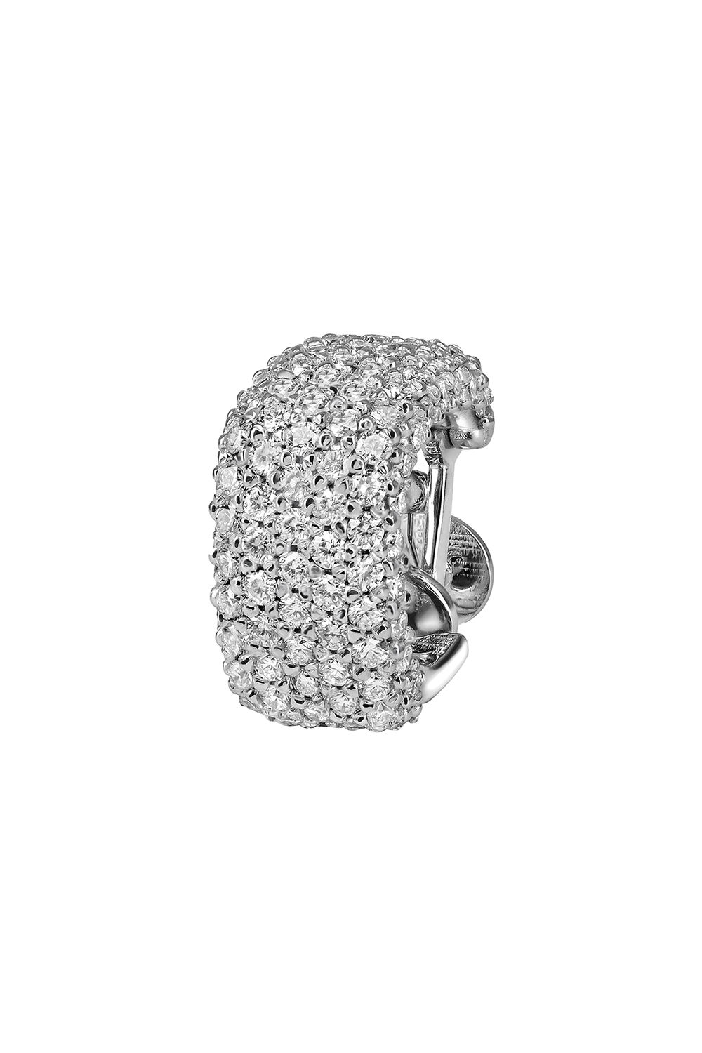 FULLORD-Diamond Ghost Earcuff-WHITE GOLD