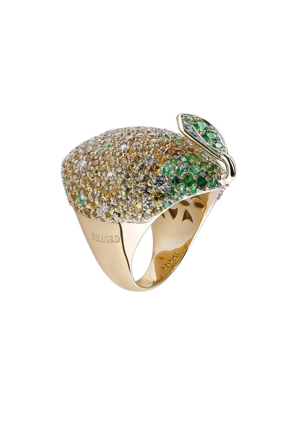 Yellow Sapphire Eden Lemon Ring-YELLOW GOLD-5.5-JEWELRYFINE JEWELRING-FULLORD