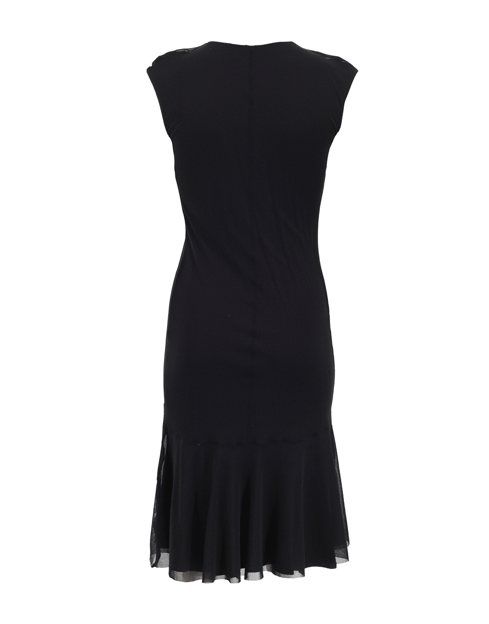 FUZZI-Knee-Length Fish Tail Dress-