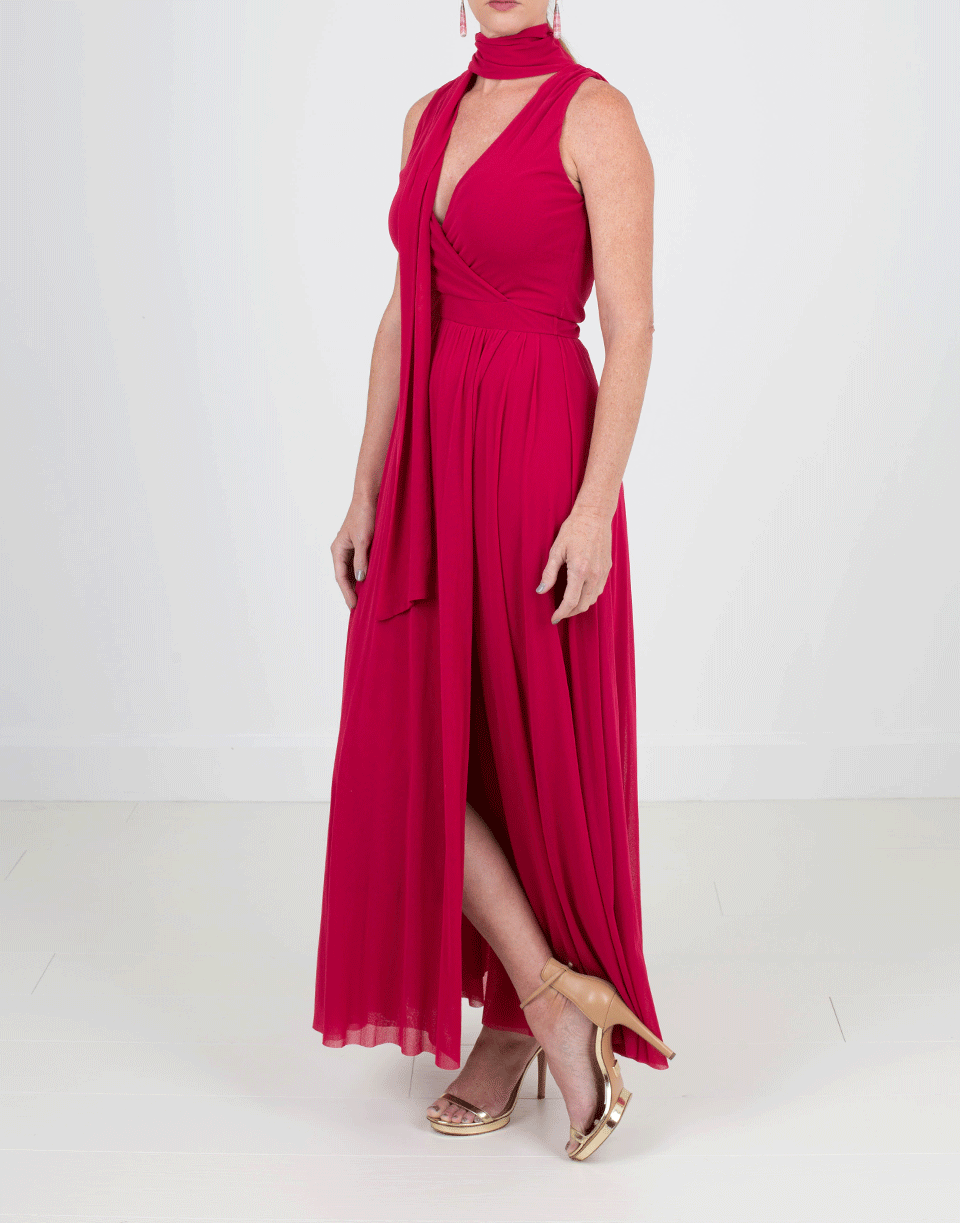 FUZZI-Maxi Dress With Tie-