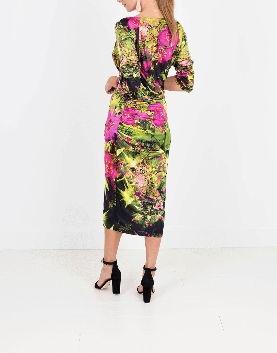 FUZZI-Ruched Dress-