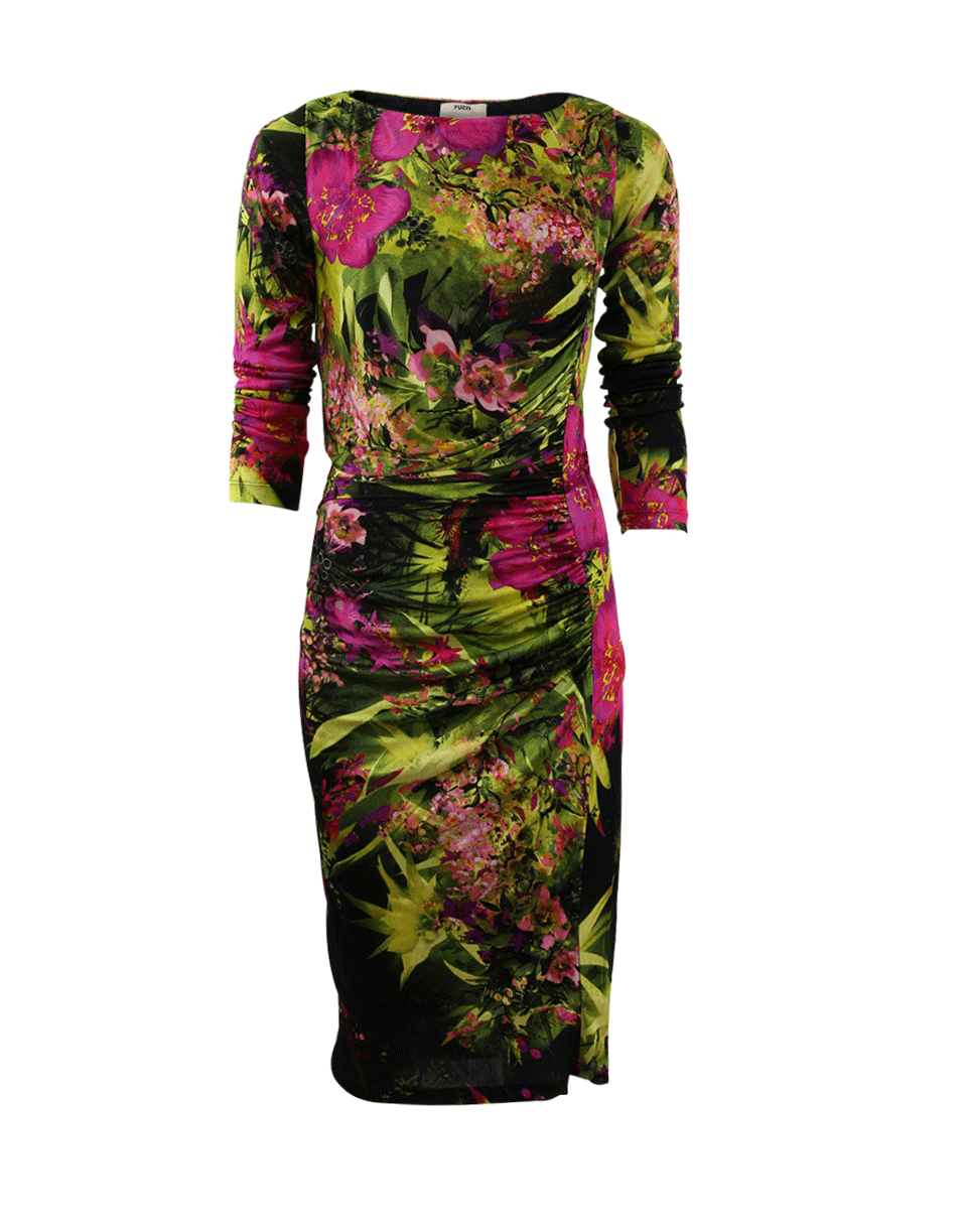 FUZZI-Ruched Dress-