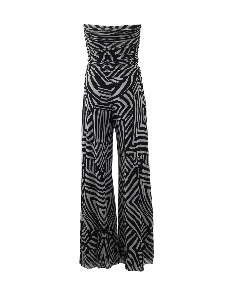 FUZZI-Wide-Leg Jumpsuit-