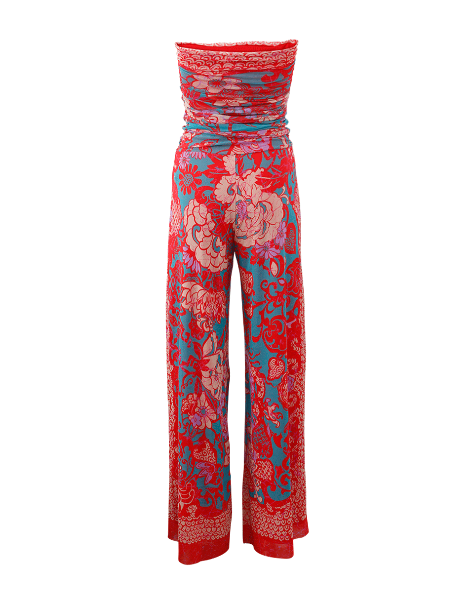 FUZZI-Dragon Print Jumpsuit-