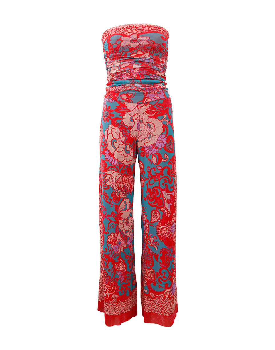 FUZZI-Dragon Print Jumpsuit-
