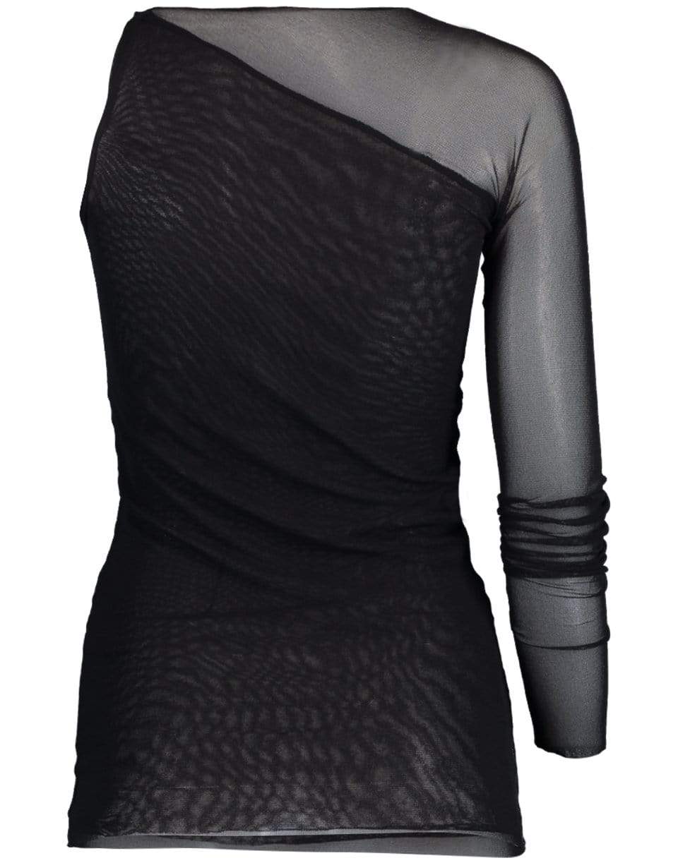 FUZZI-Monospalla One-Shoulder Top-