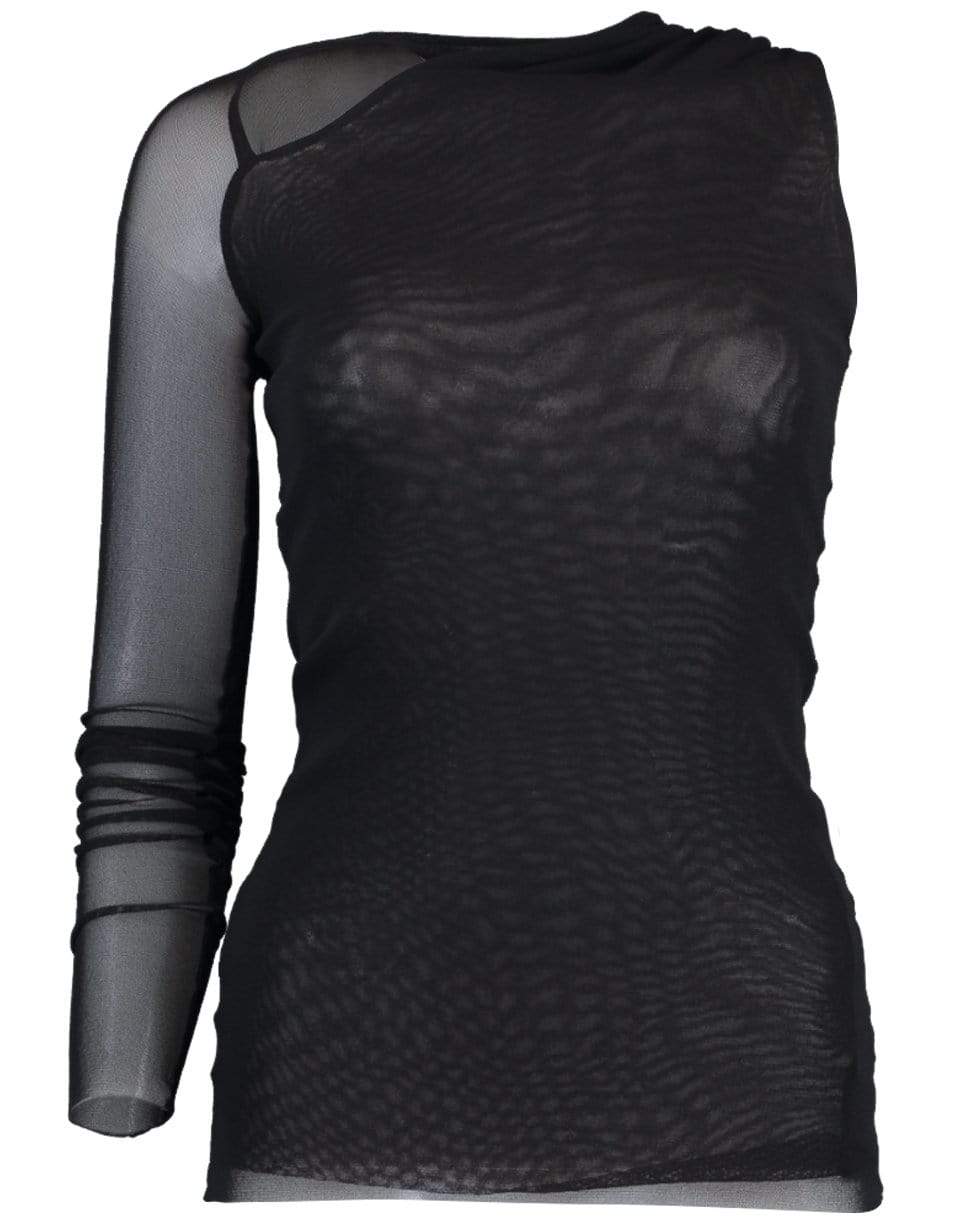 FUZZI-Monospalla One-Shoulder Top-